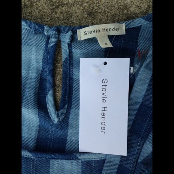 NWT Stevie Hender Manhattan Plaid dress. Medium - Picture 5 of 6